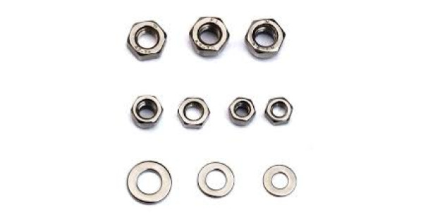 HEX FULL NUTS DIN 934 A2 STAINLESS STEEL HEXAGON NUTS 6mm Ø M6 