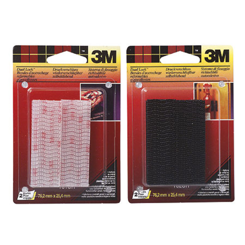 Quality Velcro Blister 3m Dual Lock 25x76mm Transparent with on-line price  from Duck & Sail store