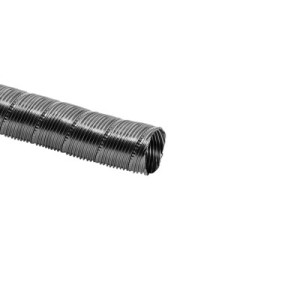 Wallas flexible exhaust hose 28mm in stainless steel